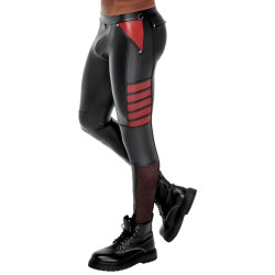 NEK Pantalon ORMETO Noir-Rouge